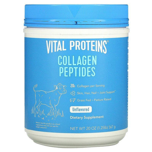 Vital Proteins, Collagen Peptides, Unflavored, 1.25 lbs (567 g) - HealthCentralUSA