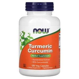 Now Foods, Turmeric Curcumin, 120 Veg Capsules - HealthCentralUSA