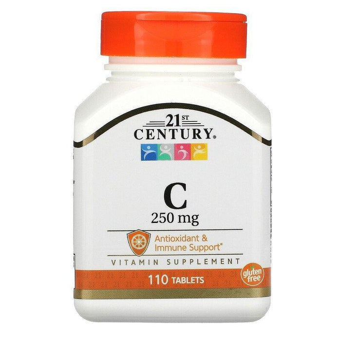 21st Century, Vitamin C, 250 mg, 110 Tablets - HealthCentralUSA