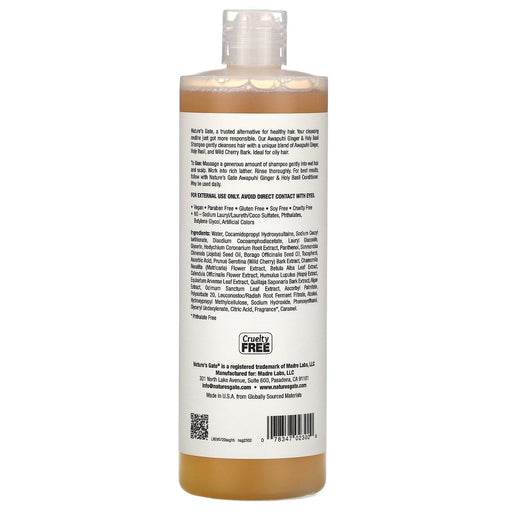 Nature's Gate, Awapuhi Ginger & Holy Basil Shampoo for Oily Hair, 16 fl oz (473 ml) - HealthCentralUSA