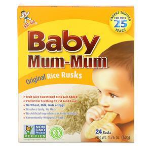 Hot Kid, Baby Mum-Mum, Original Rice Rusks, 24 Rusks, 1.76 oz (50 g) - HealthCentralUSA
