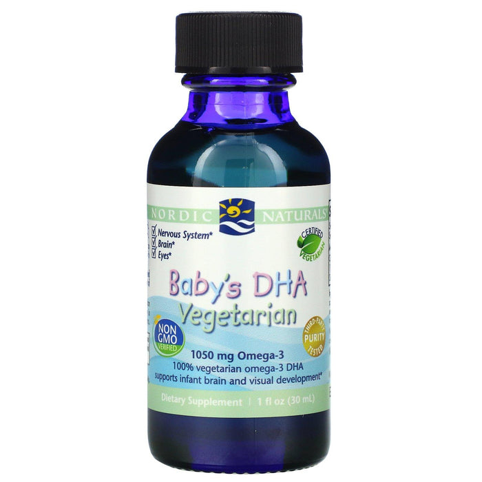 Nordic Naturals, Baby's DHA, Vegetarian, 1 fl oz (30 ml) - HealthCentralUSA
