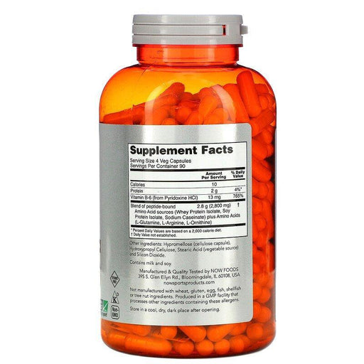 Now Foods, Sports, Amino Complete, 360 Veg Capsules - HealthCentralUSA