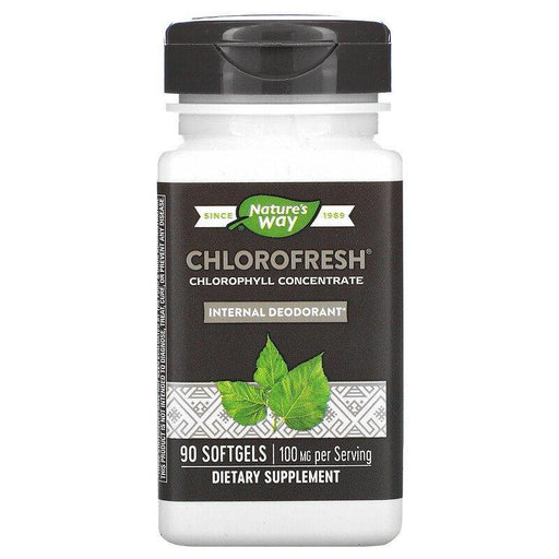 Nature's Way, Chlorofresh, Chlorophyll Concentrate, 90 Softgels - HealthCentralUSA