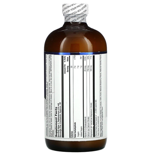 LifeTime Vitamins, Calcium Magnesium Citrate Plus Vitamin D3, Blueberry, 16 fl oz (473 ml) - HealthCentralUSA