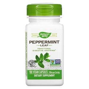 Nature's Way, Peppermint Leaf, 700 mg, 100 Vegan Capsules - HealthCentralUSA