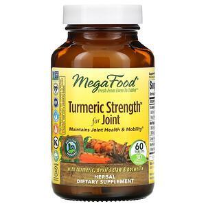 MegaFood, Turmeric Strength for Joint, 60 Tablets - HealthCentralUSA