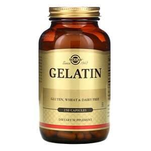 Solgar, Gelatin, 250 Capsules - HealthCentralUSA