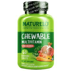 NATURELO, Chewable Multivitamin for Children, 60 Chewable Tablets - HealthCentralUSA