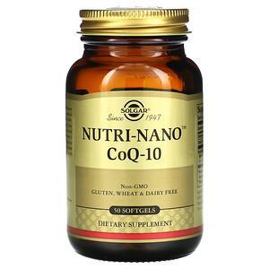 Solgar, Nutri-Nano CoQ-10, 50 Softgels - HealthCentralUSA