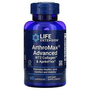 Life Extension, ArthroMax Advanced, NT2 Collagen & ApresFlex, 60 Capsules - HealthCentralUSA