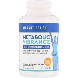 Vibrant Health, Metabolic Vibrance, Version 2, 90 Vegetable Capsules - HealthCentralUSA