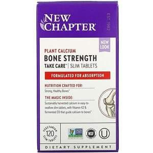 New Chapter, Bone Strength Take Care, 120 Vegetarian Slim Tablets - HealthCentralUSA
