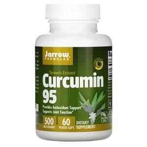Jarrow Formulas, Curcumin 95, 500 mg, 60 Veggie Caps - HealthCentralUSA