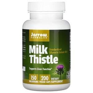 Jarrow Formulas, Milk Thistle, 150 mg, 200 Veggie Caps - HealthCentralUSA