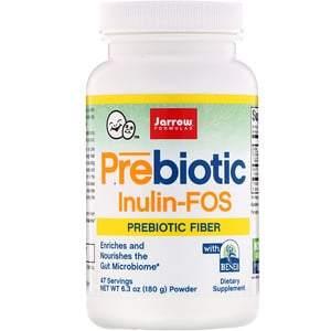 Jarrow Formulas, Prebiotic Inulin FOS Powder, 6.3 oz (180 g) - HealthCentralUSA