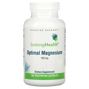 Seeking Health, Optimal Magnesium, 150 mg, 100 Vegetarian Capsules - HealthCentralUSA