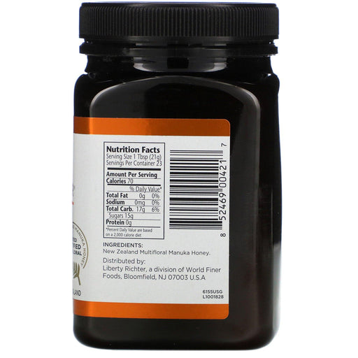 Manuka Doctor, Manuka Honey Multifloral, MGO 60+, 17.6 oz (500 g) - HealthCentralUSA