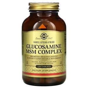 Solgar, Glucosamine MSM Complex, 120 Tablets - HealthCentralUSA
