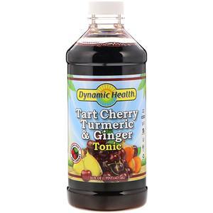 Dynamic Health Laboratories, Tart Cherry Turmeric & Ginger Tonic, 16 fl oz (473 ml) - HealthCentralUSA