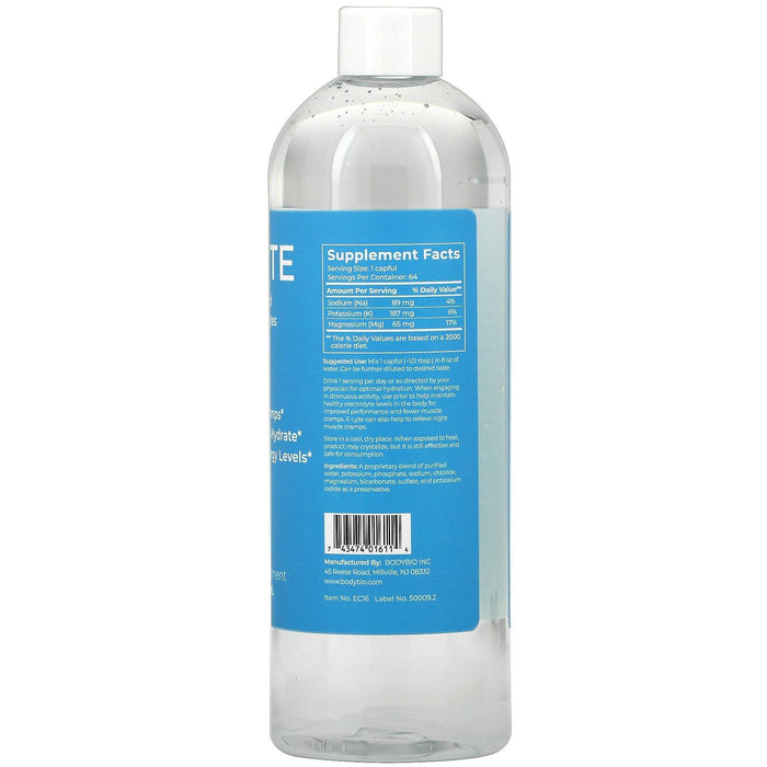 BodyBio, E-Lyte, 16 fl oz (473 ml) - HealthCentralUSA