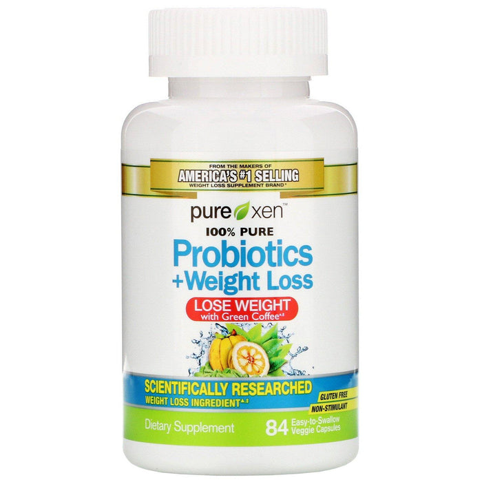 Purely Inspired, Probiotics + Weight Loss, 84 Easy-to-Swallow Veggie Capsules - HealthCentralUSA