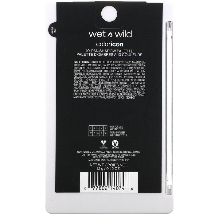 Wet n Wild, Color Icon, 10-Pan Shadow Palette, Heart & Sol, 0.42 oz (12 g) - HealthCentralUSA
