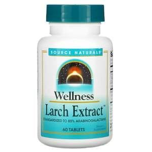 Source Naturals, Wellness, Larch Extract, 60 Tablets - HealthCentralUSA