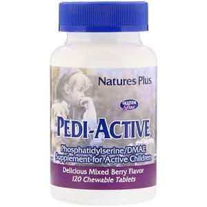 Nature's Plus, Pedi-Active, Supplement For Active Children, Mixed Berry Flavor, 120 Chewable Tablets - HealthCentralUSA
