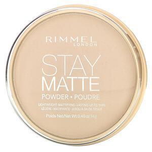 Rimmel London, Stay Matte Powder, 003 Natural, 0.49 oz (14 g) - HealthCentralUSA