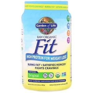 Garden of Life, RAW Organic Fit, High Protein for Weight Loss, Original, 31.39 oz (890 g) - HealthCentralUSA