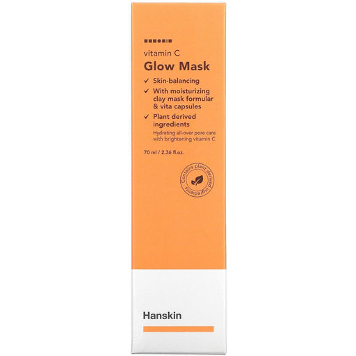 Hanskin, Vitamin C, Glow Beauty Mask, 2.36 fl oz (70 ml) - HealthCentralUSA
