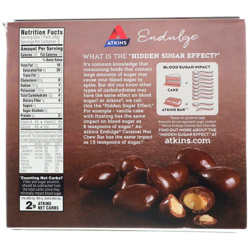 Atkins, Endulge, Chocolate Covered Almonds, 5 Packs, 1 oz (28 g) Each - HealthCentralUSA