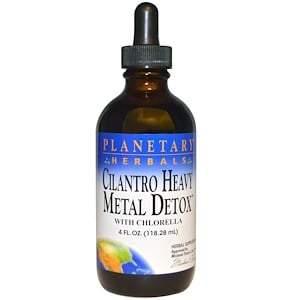 Planetary Herbals, Cilantro Heavy Metal Detox, 4 fl oz (118.28 ml) - HealthCentralUSA