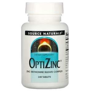 Source Naturals, OptiZinc, 240 Tablets - HealthCentralUSA