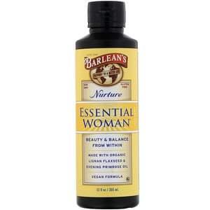 Barlean's, Essential Woman, Nurture, 12 fl oz (355 ml) - HealthCentralUSA