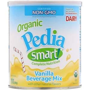 Nature's One, Organic Pedia Smart!, Complete Nutrition Beverage Mix, Vanilla, 12.7 oz (360 g) - HealthCentralUSA