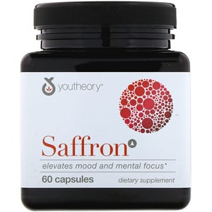 Youtheory, Saffron, 60 Capsules - HealthCentralUSA