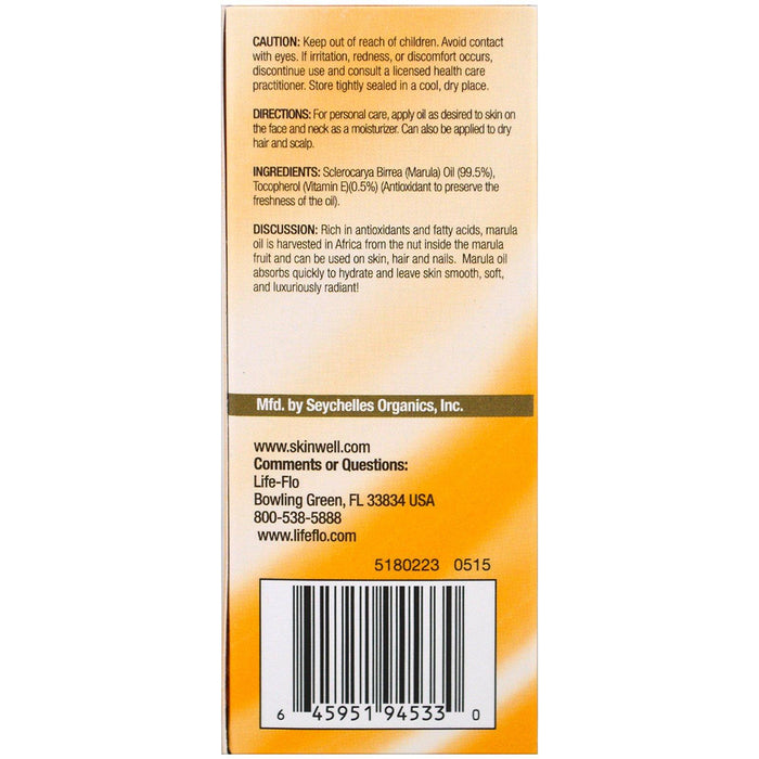 Life-flo, Pure Marula Oil, 1 fl oz (30 ml) - HealthCentralUSA