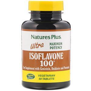 Nature's Plus, Ultra Isoflavone 100, 60 Vegetarian Tablets - HealthCentralUSA