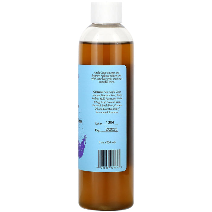 WiseWays Herbals, Raven, Apple Cider Vinegar Hair Rinse, For Dark Hair, 8 oz (236 ml)