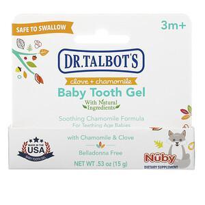 Dr. Talbot's, Baby Tooth Gel, Clove + Chamomile, 3 m+, 0.53 oz (15 g) - HealthCentralUSA