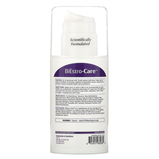 Life-flo, BiEstro-Care Body Cream, 4 oz (118 g) - HealthCentralUSA