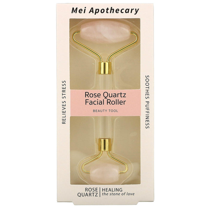 Mei Apothecary, Rose Quartz Facial Roller, 1 Roller - HealthCentralUSA