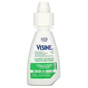 Visine, Allergy Eye Relief, Multi-Action Eye Drops, 1/2 fl oz (15 ml) - HealthCentralUSA