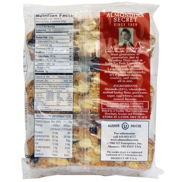 Almondina, The Original Almond Biscuits, 4 oz (113 g) - HealthCentralUSA