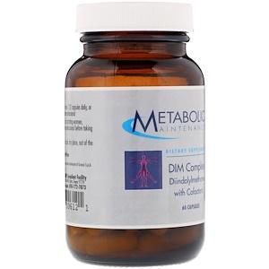 Metabolic Maintenance, DIM Complex, Diindolylmethane with CoFactors, 60 Capsules - HealthCentralUSA