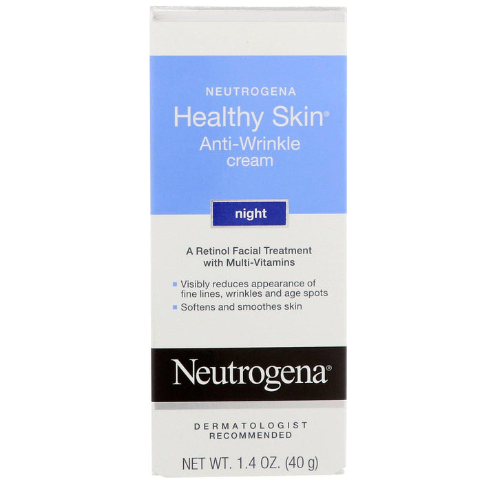 Neutrogena, Healthy Skin, Anti-Wrinkle Cream, Night, 1.4 oz (40 g) - HealthCentralUSA