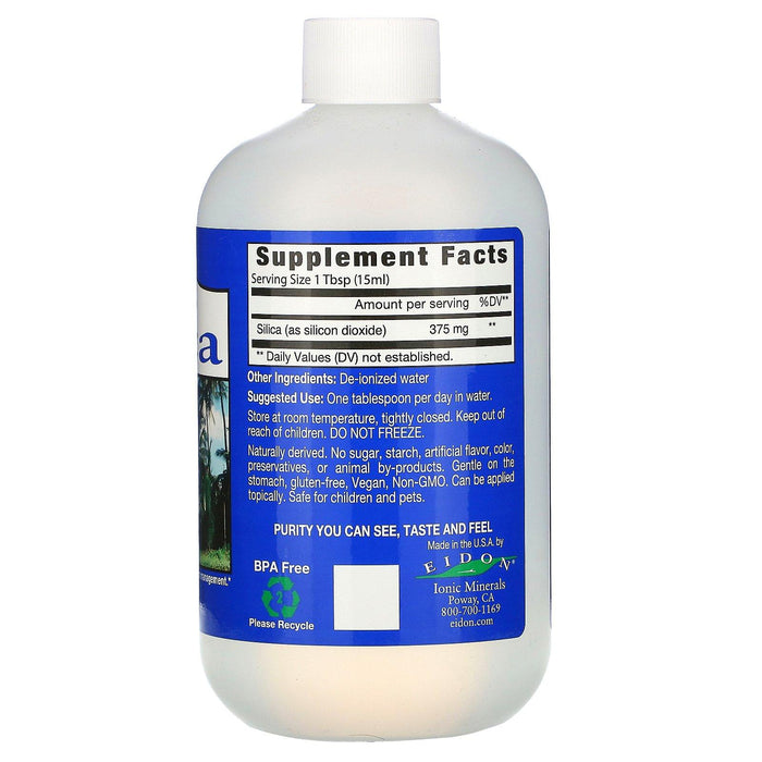 Eidon Mineral Supplements, Ionic Minerals, Silica, 18 oz (533 ml) - HealthCentralUSA
