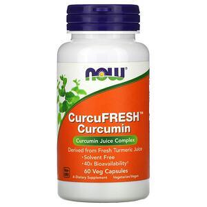 Now Foods, CurcuFresh Curcumin, 60 Veg Capsules - HealthCentralUSA
